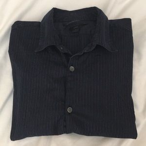 John Varvatos Luxe Striped Long Sleeve Button Down
